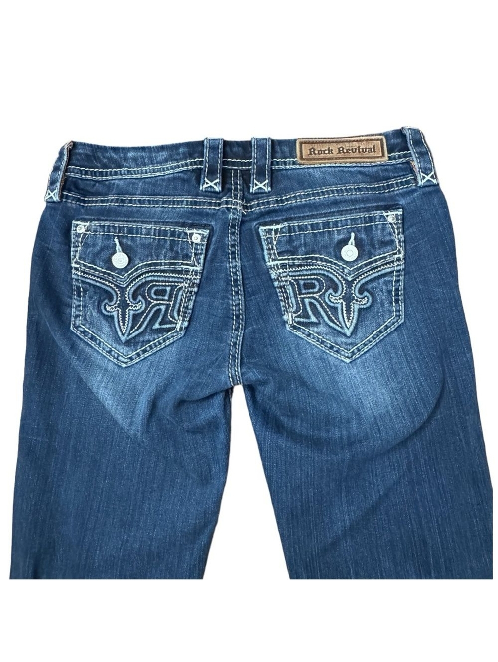 Rock Revival Martia Ankle Skinny Denim Jeans Stretch Casual Women’s Size 27